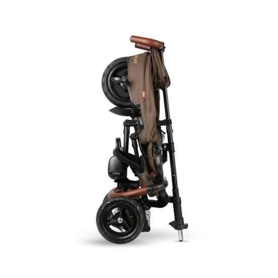 QPLAY RITO DELUXE Rubber sulankstomas triratukas guminiais ratais